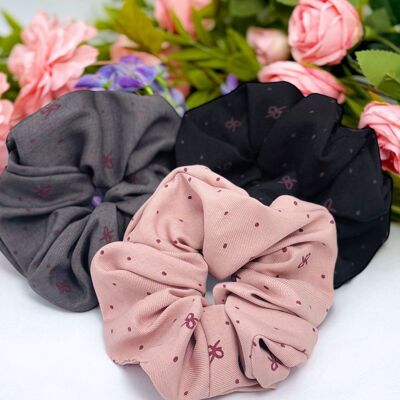 Elastico per capelli con motivo a papillon da 15 cm FQ63