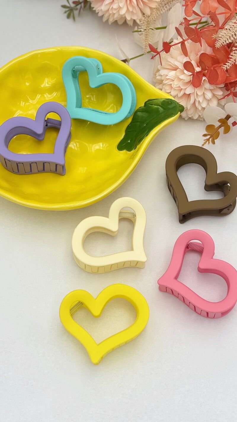 Fermaglio per capelli a forma di cuore YH24