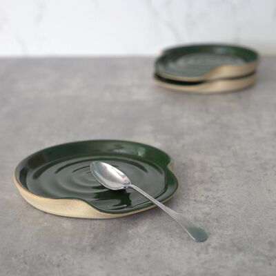 Repose-cuillère classique Racing Green