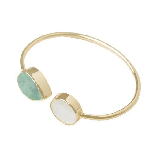 Nilo Armband Ed. Limitierte Amazonit- und Mondstein-Kollektion