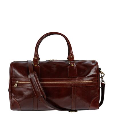 Leather Duffel Bag for Women - To the Lighthouse