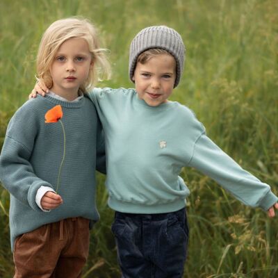 Sweat-shirt avec broderie « Mouette »
