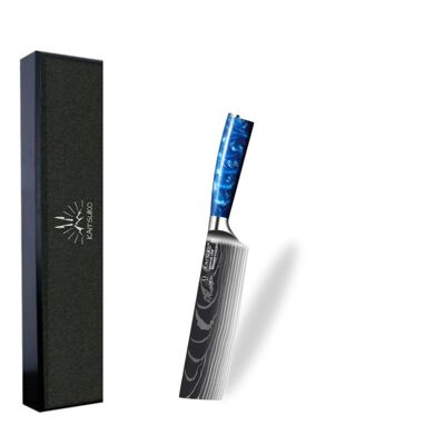 Nakiri Knife / Cleaver - Chef Tanaka - Ocean Blue