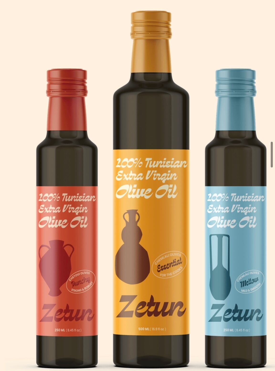 ZETUN - Tunesisches natives Olivenöl extra, ausgezeichnet 2024 / 250 ml