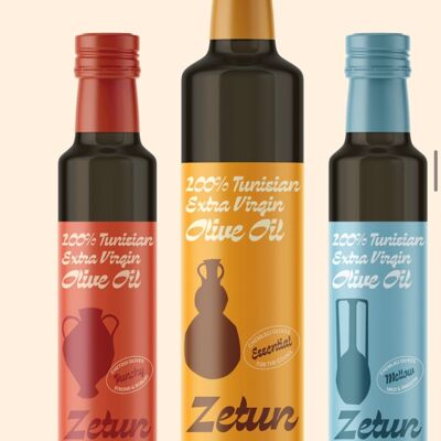 ZETUN - Aceite de oliva virgen extra tunecino, premiado en 2024 / 500 ml