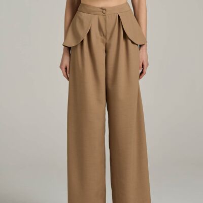 Pantalone a Gamba Dritta con Alette