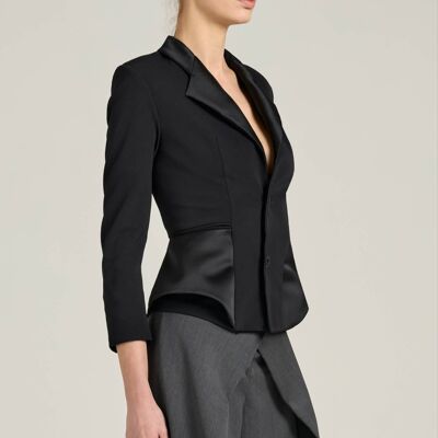 Veste structurée à revers