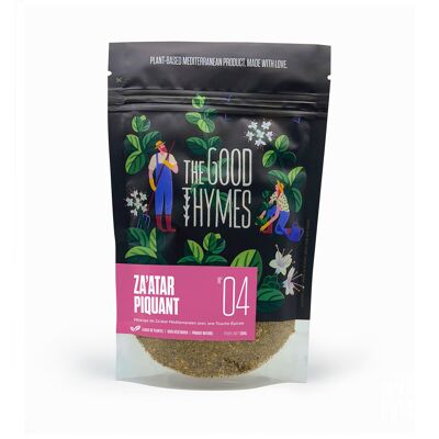 Auténtico zaatar picante libanés premium 120 g | Mezcla Auténtica y Sabrosa | Superalimento 100% vegetal y rico en antioxidantes | Sabores del Líbano