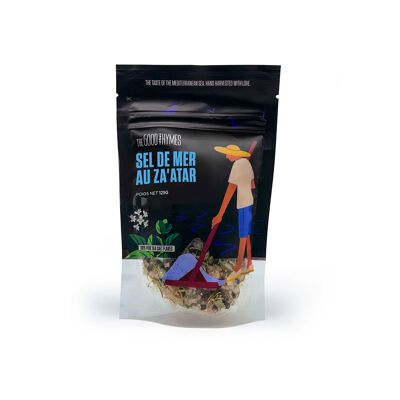 The Good Thymes® Sale marino allo zaatar e rosmarino 125 g | spezie orientali | 100% naturale | 100% vegano | Sapori del Libano