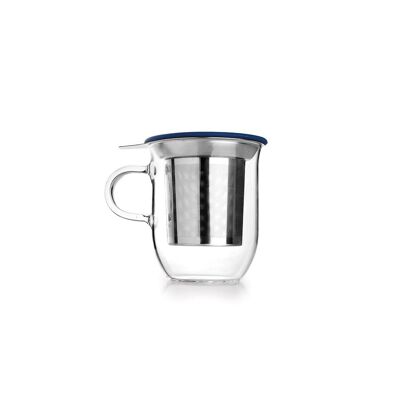 Taza De Té Con Filtro Y Tapa 450 Ml - IBILI