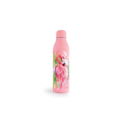 Bouteille isotherme double paroi Smart Flamingo - IBILI