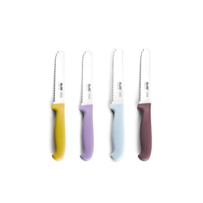 Coltello seghettato arrotondato colorato - IBILI