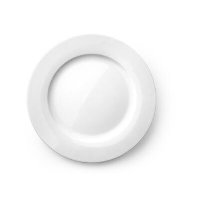Assiette plate Castilla Blanche 24 cm - IBILI