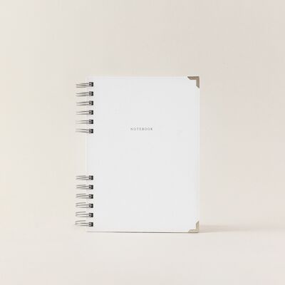 Classic A5 Notebook White (Grid)