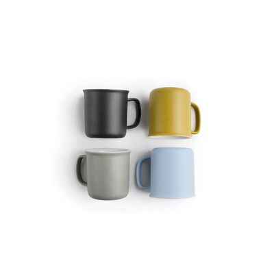 Set 4 Tazas Expresso Colorful 110 Ml - IBILI