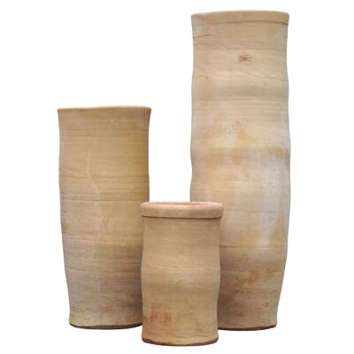 Jarre en terre cuite tube