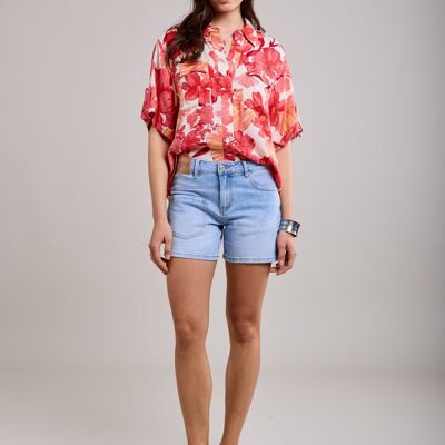 Shorts vaqueros con efecto inverso - Phoenix