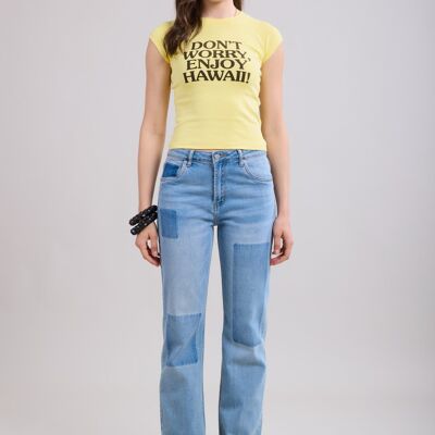 Jeans effetto patchwork - Waren