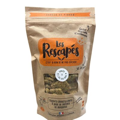 Galletas de mantequilla con ajo silvestre