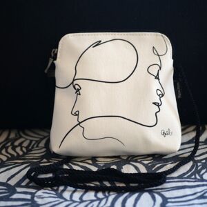 Sac cordon QUIBE "Presque blanc"