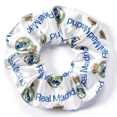 Elastico per capelli con logo blu e giallo del Real Madrid Football Club
