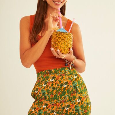 Pantalon taille élastique Mustard Monkeys
