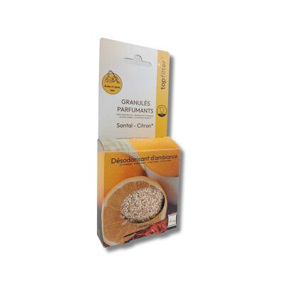 4 Sachets of scented granules for TopFilter vacuum cleaner, lemon sandalwood scent