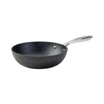 Wok 28 cm de aluminio fundido con revestimiento antiadherente cerámico libre de PFAS Fackelmann