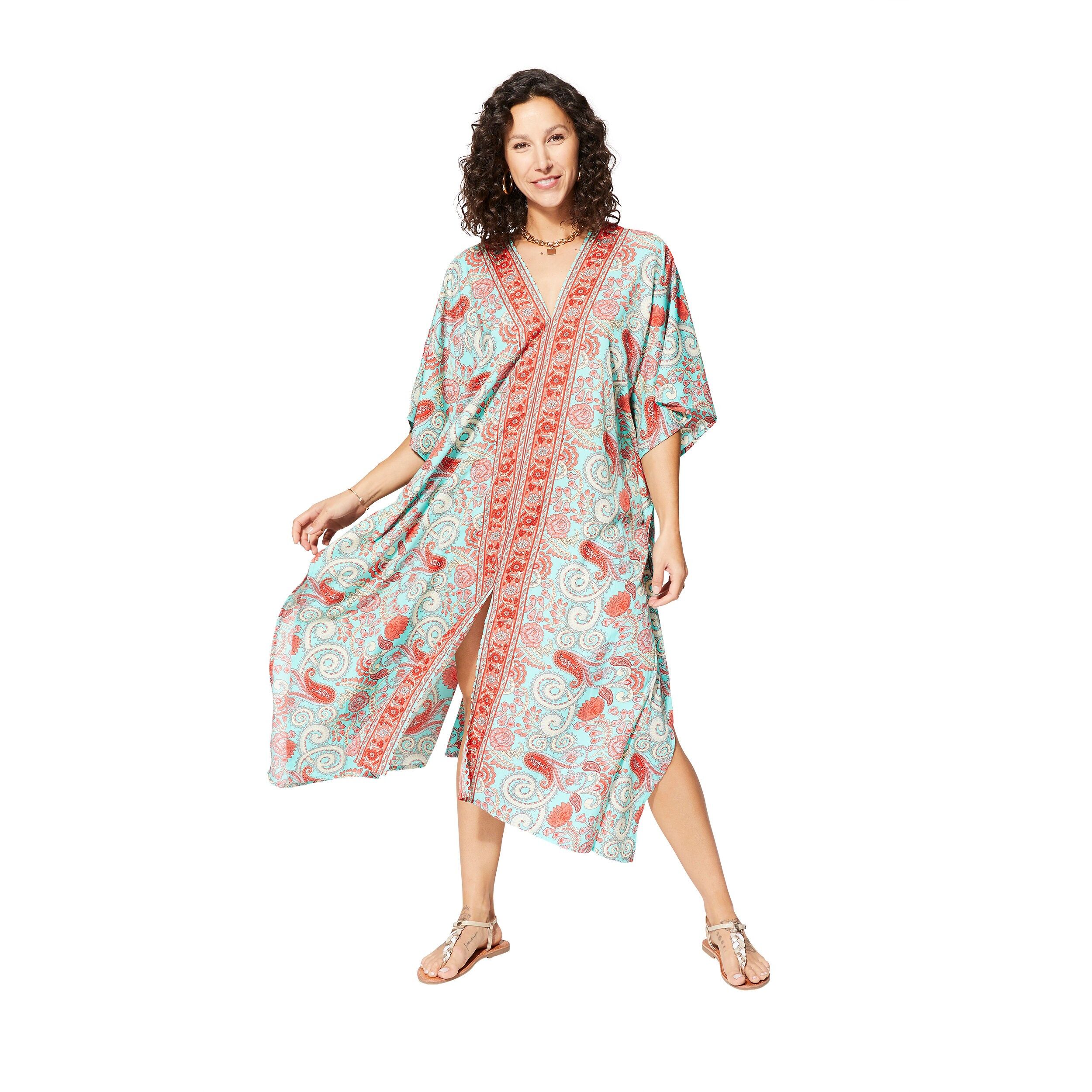 SOMMER-KAFTAN MITTELLANG 3/4-ÄRMEL KAFIP4000D
