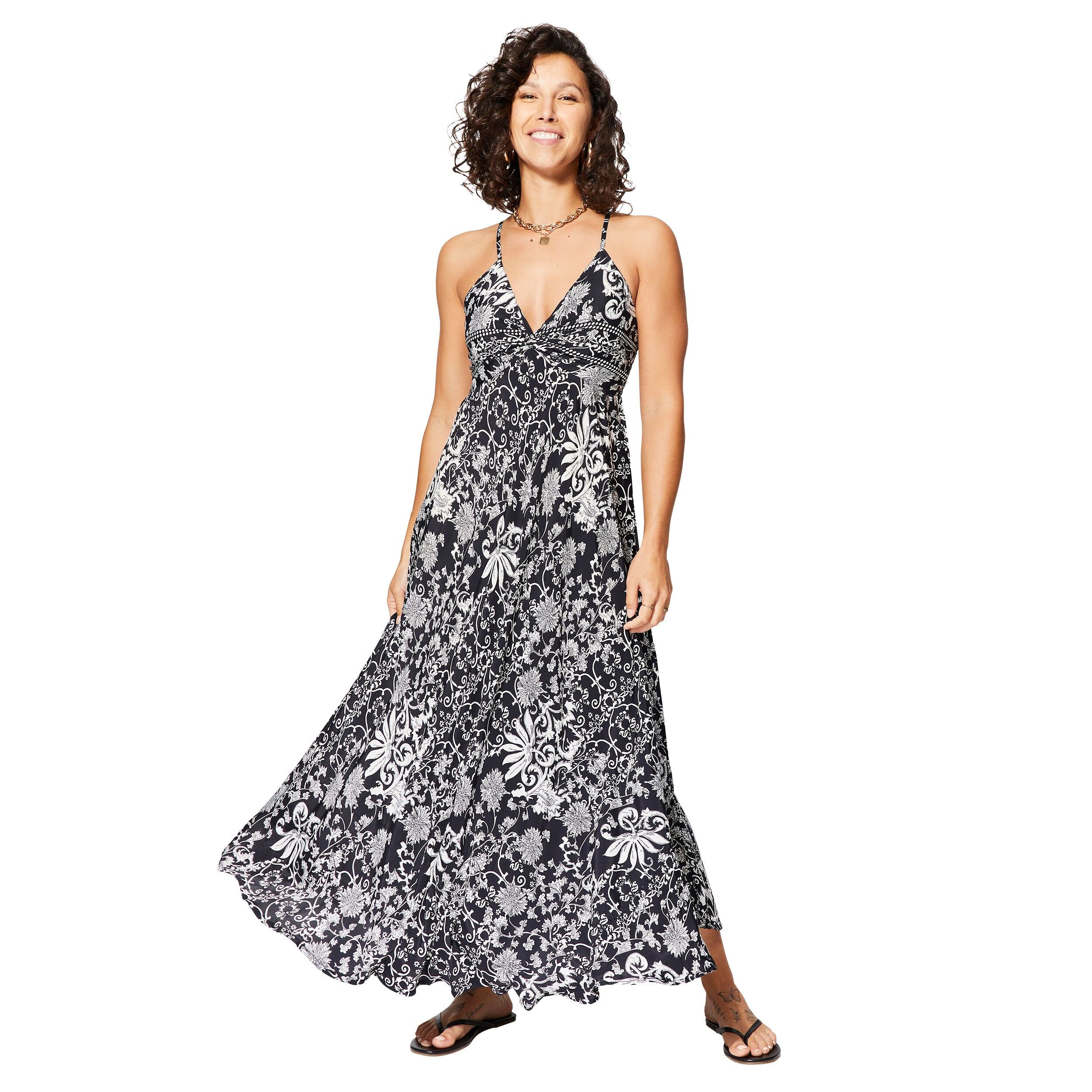 MAXIPA0653C LANGES ÄRMELLOSES SOMMERKLEID