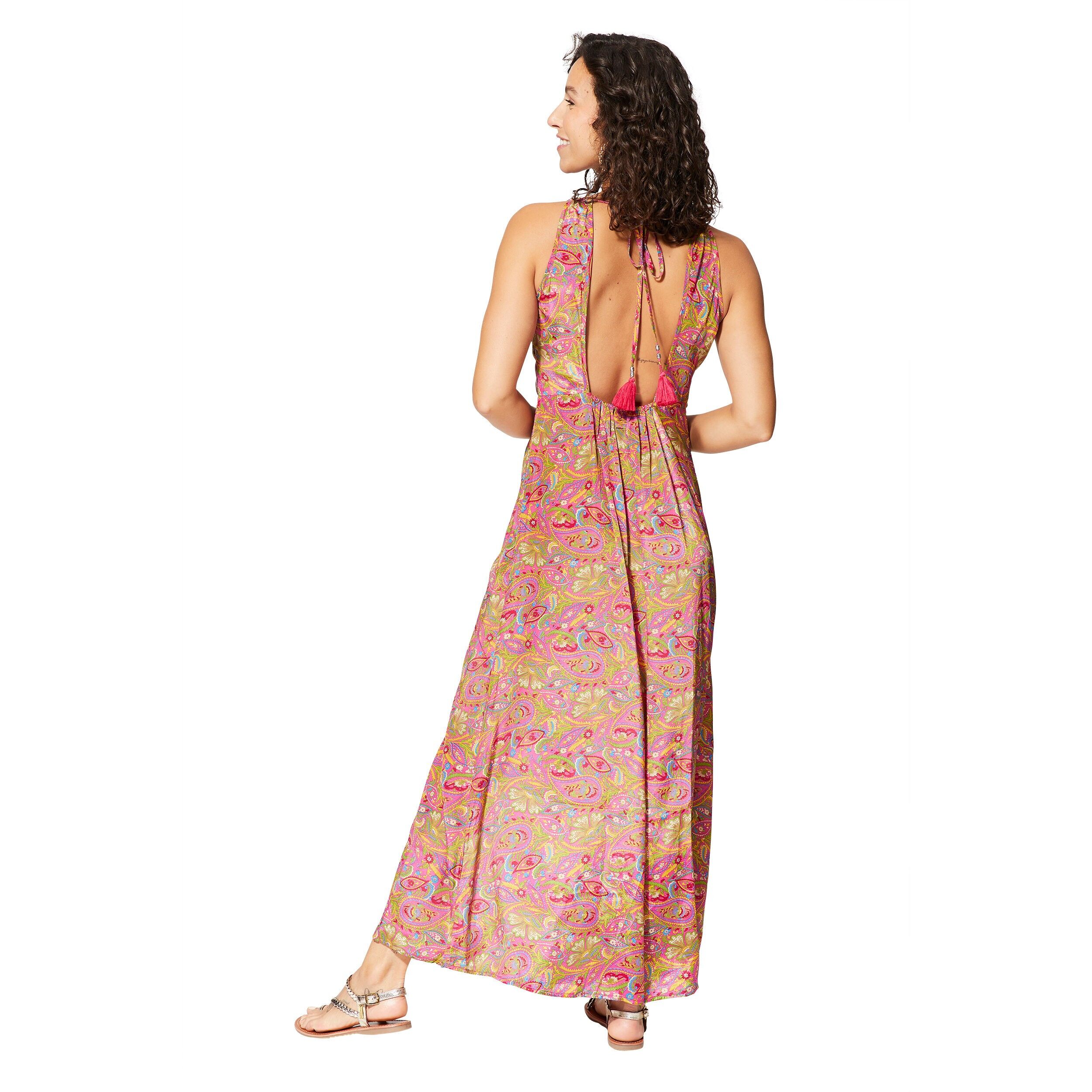 ROBE ETE LONGUE SANS MANCHES MAXIPA0658B