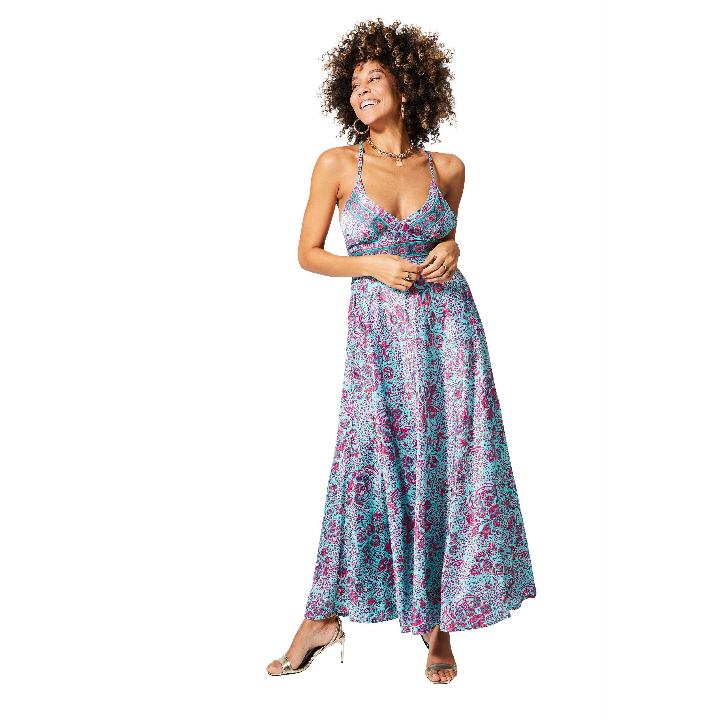 MAXIPA2006H LANGES ÄRMELLOSES SOMMERKLEID