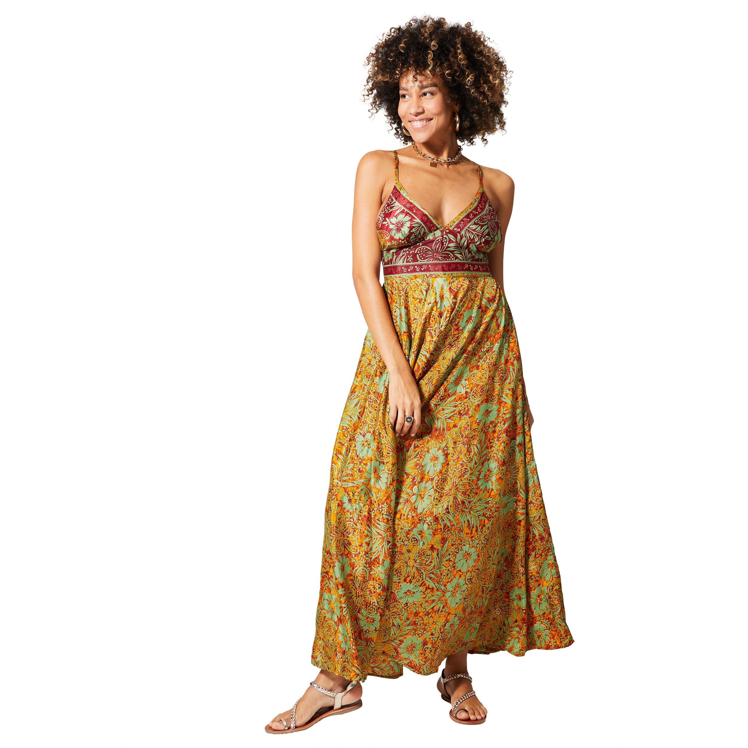 MAXIPA2006N LANGES ÄRMELLOSES SOMMERKLEID