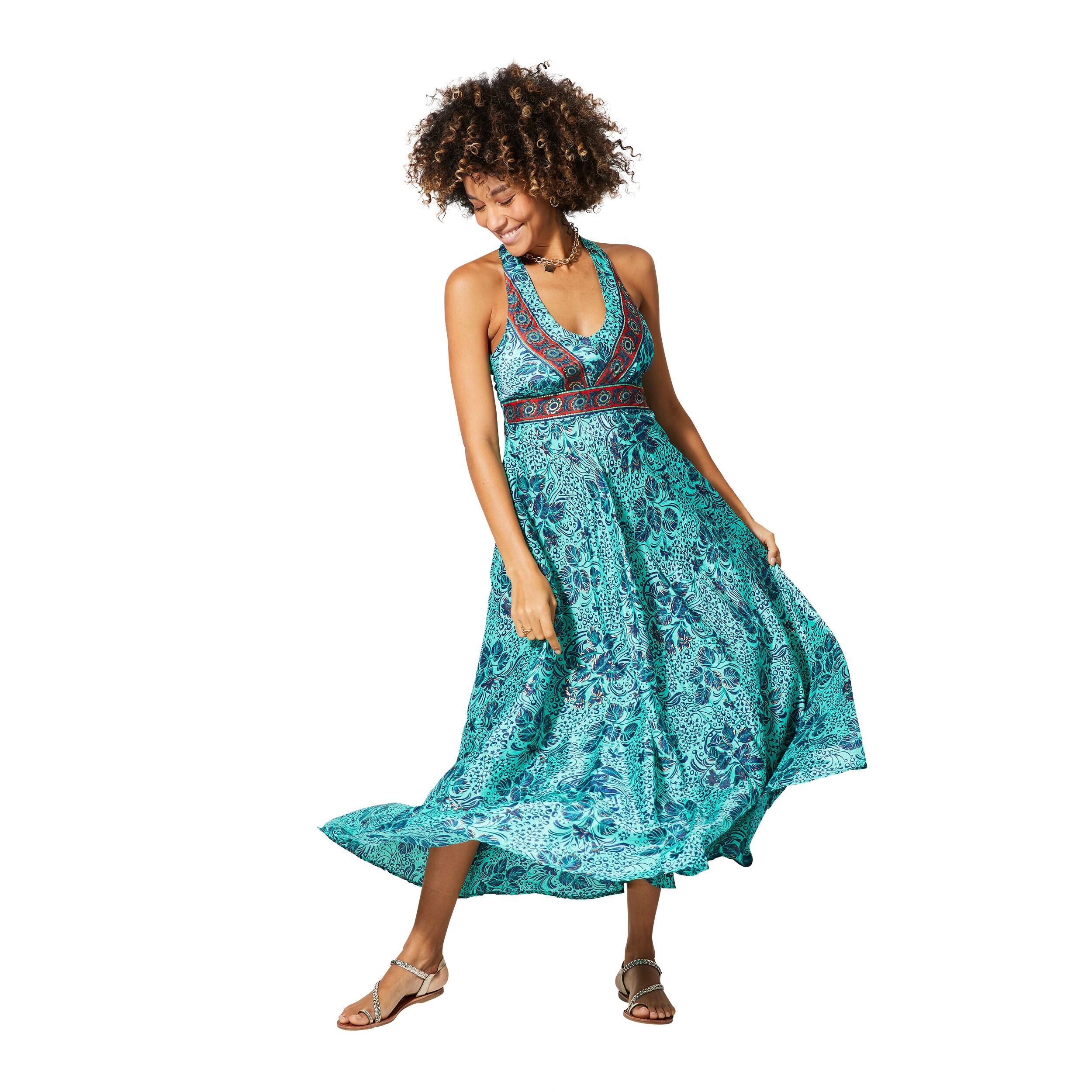 MAXIPA2009I LANGES ÄRMELLOSES SOMMERKLEID