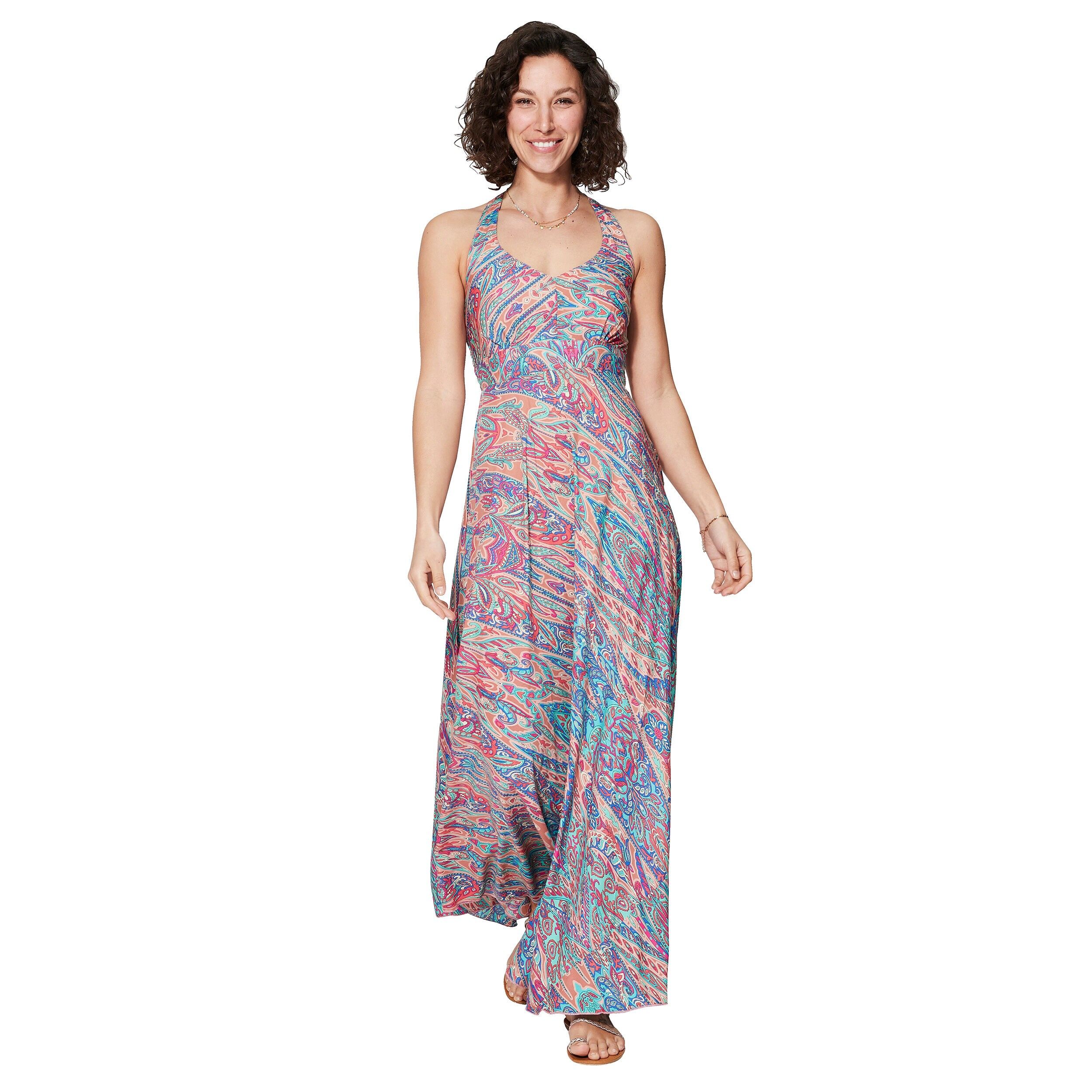 MAXIPA4003J LANGES ÄRMELLOSES SOMMERKLEID