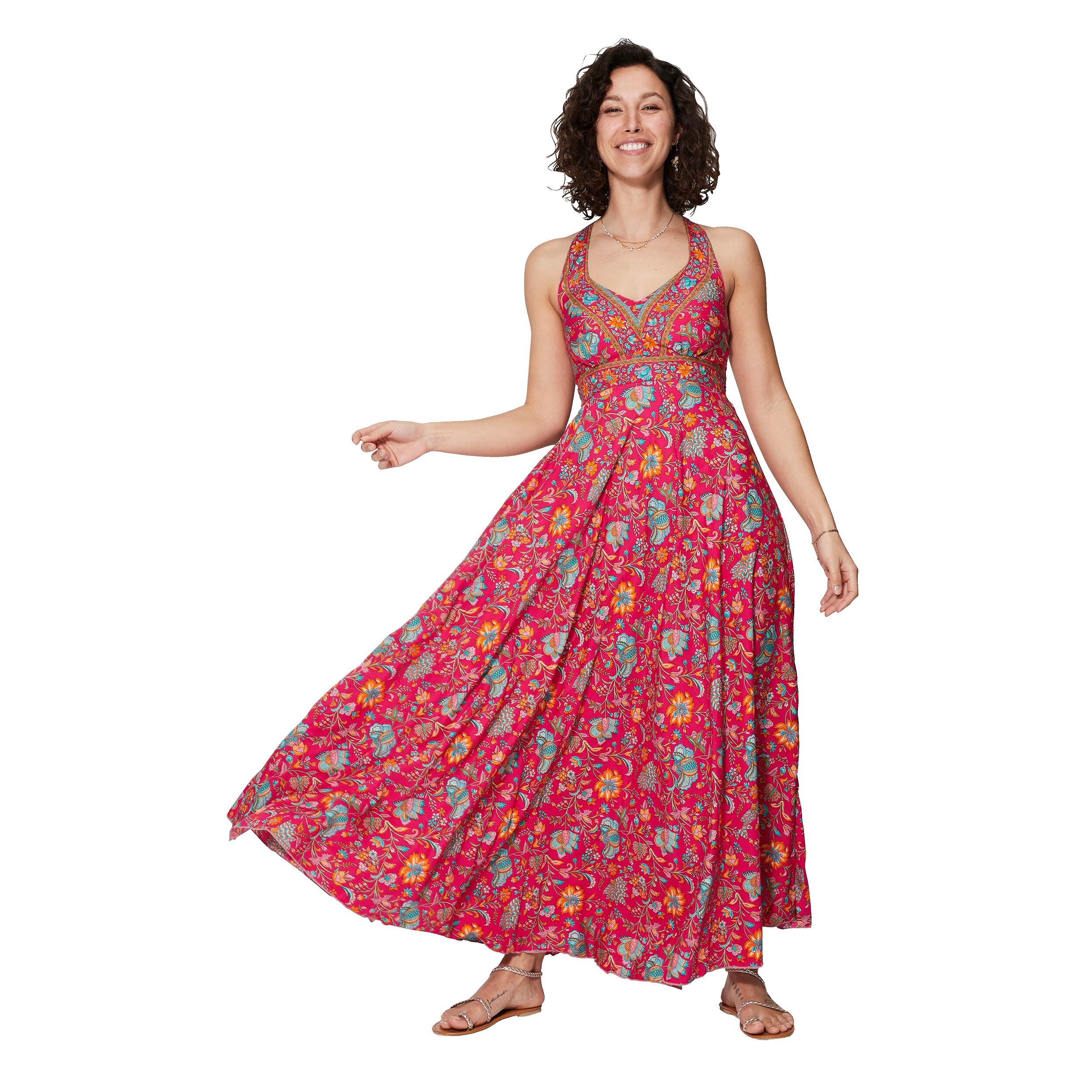 MAXIPA4003P LANGES ÄRMELLOSES SOMMERKLEID