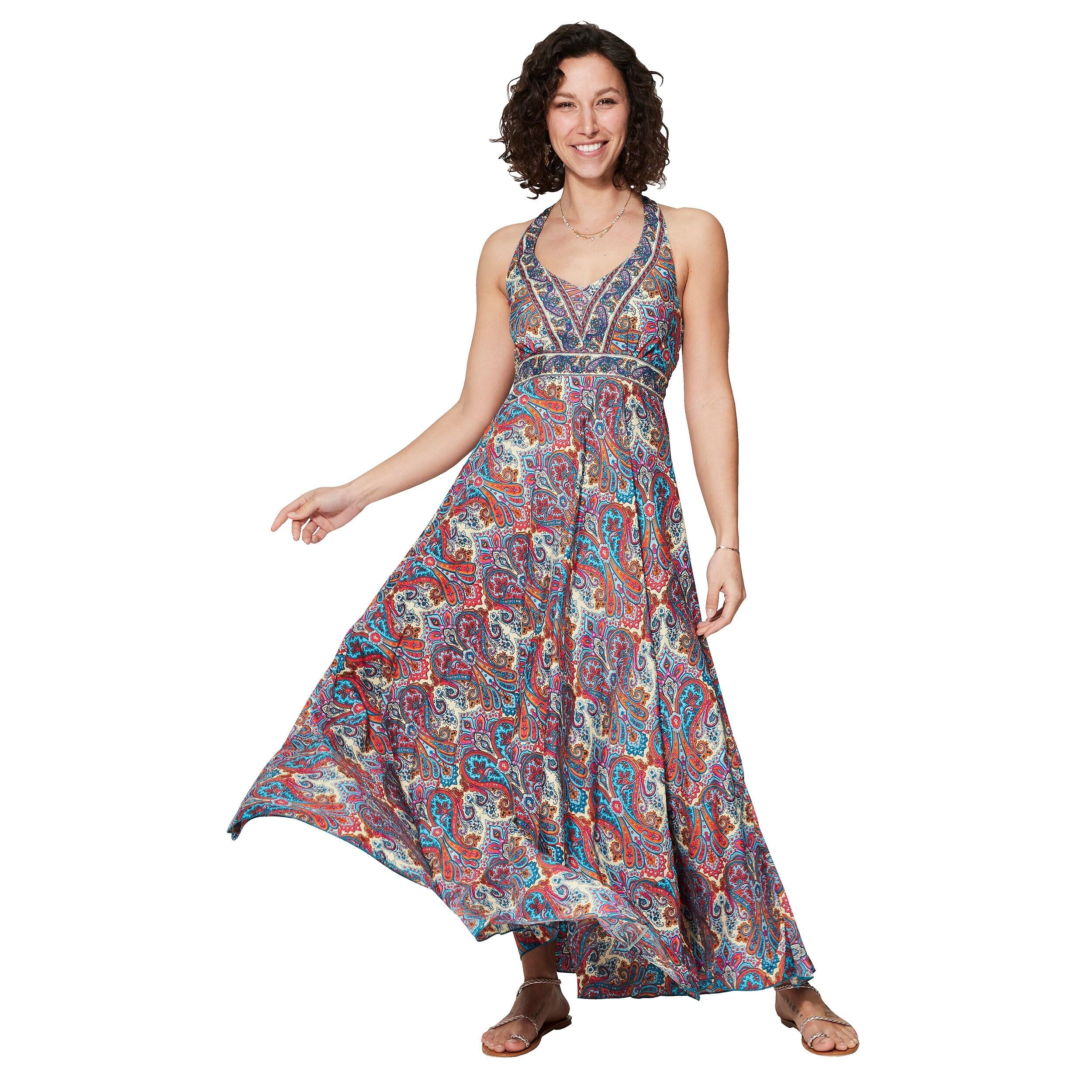 MAXIPA4003M LANGES ÄRMELLOSES SOMMERKLEID