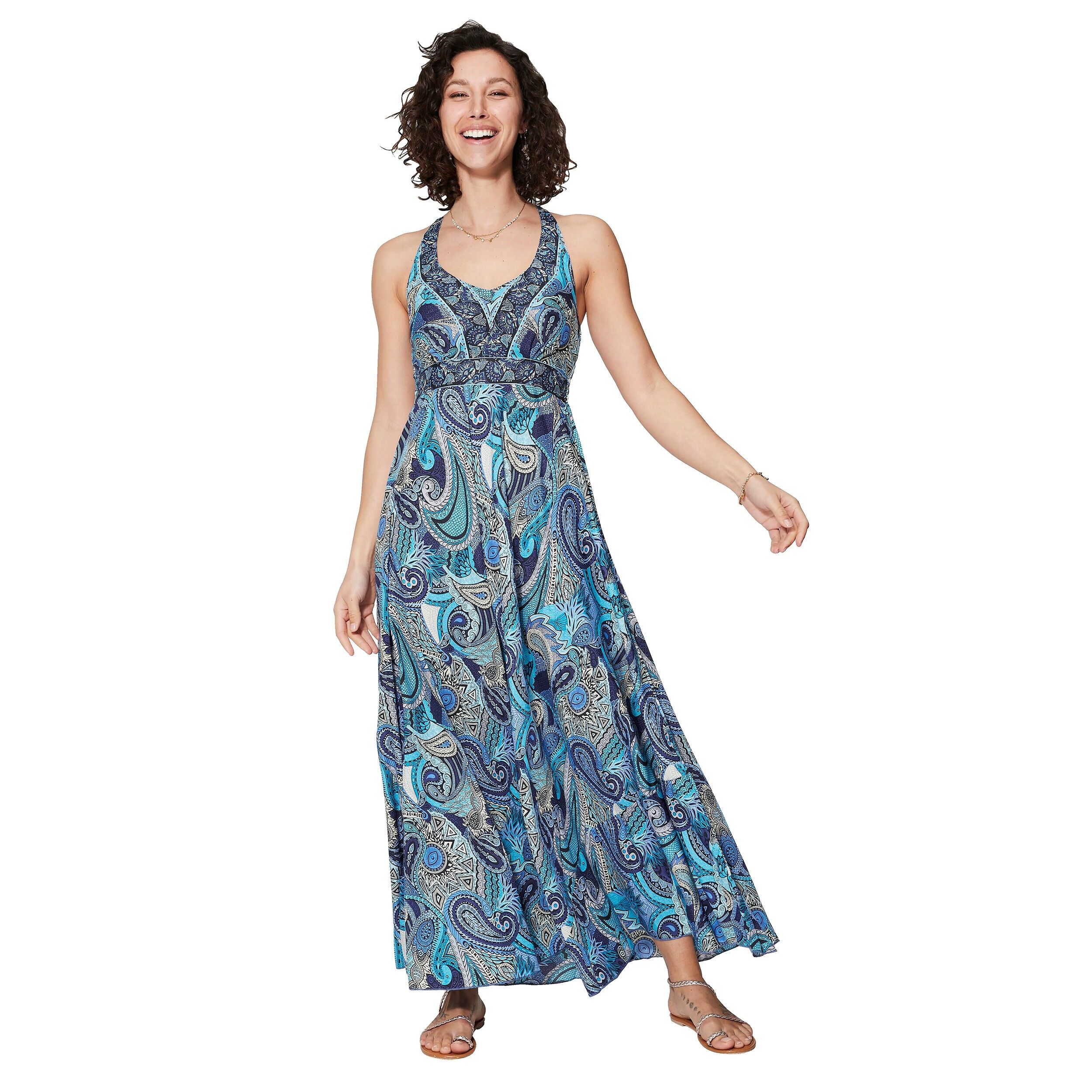 MAXIPA4003ZA LANGES ÄRMELLOSES SOMMERKLEID