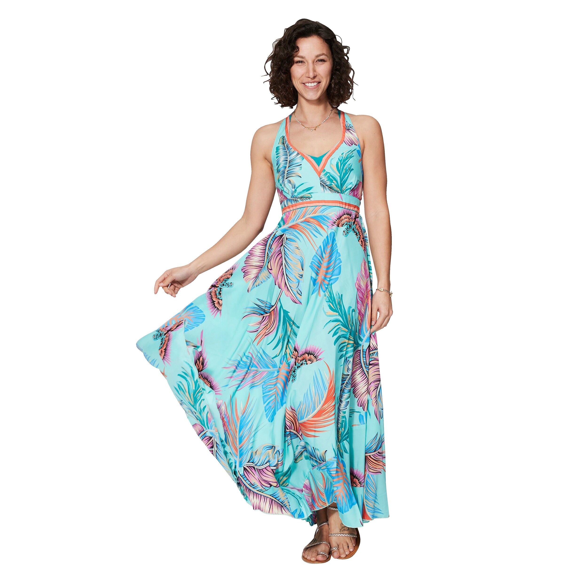 MAXIPA4003ZQ LANGES ÄRMELLOSES SOMMERKLEID