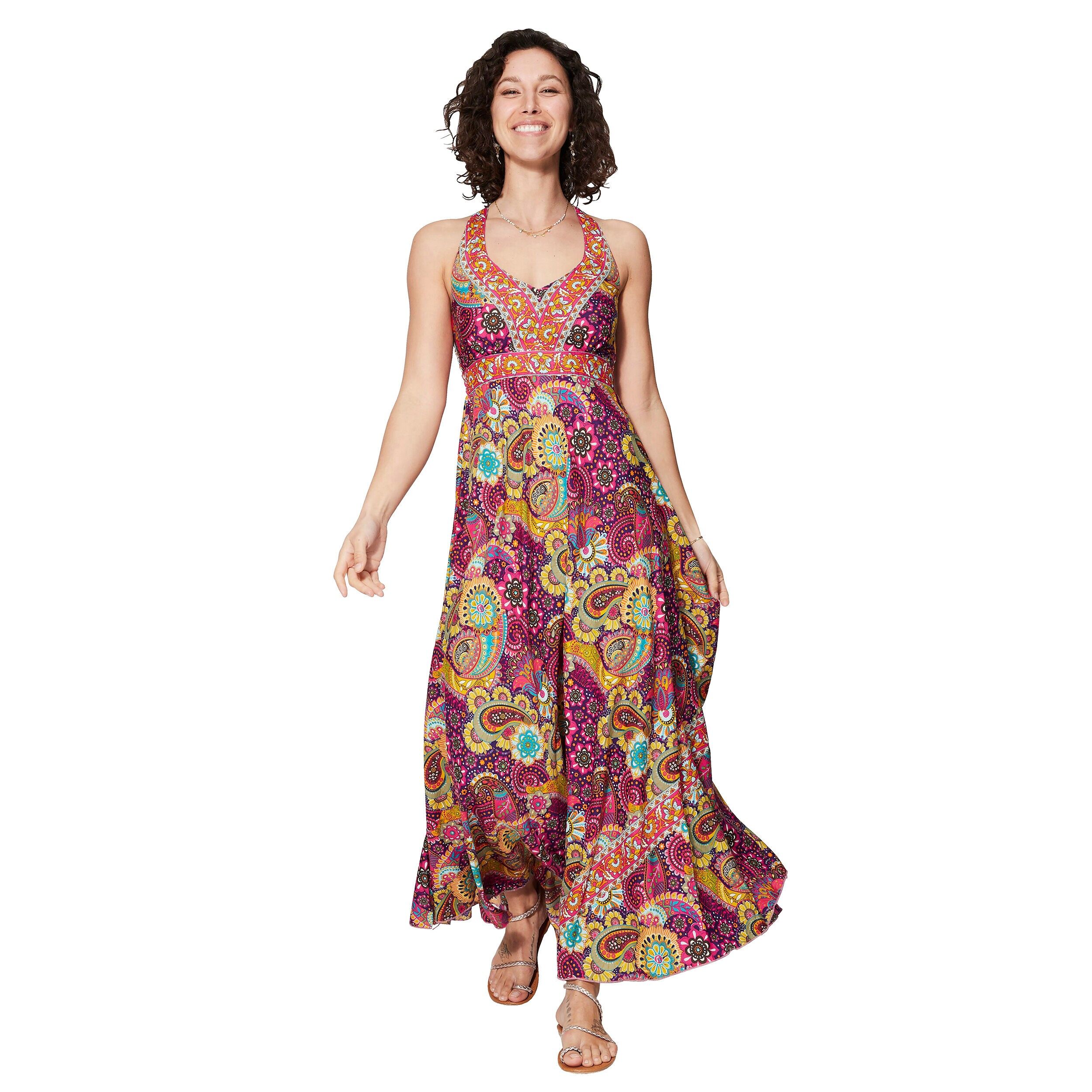 MAXIPA4003ZJ LANGES ÄRMELLOSES SOMMERKLEID