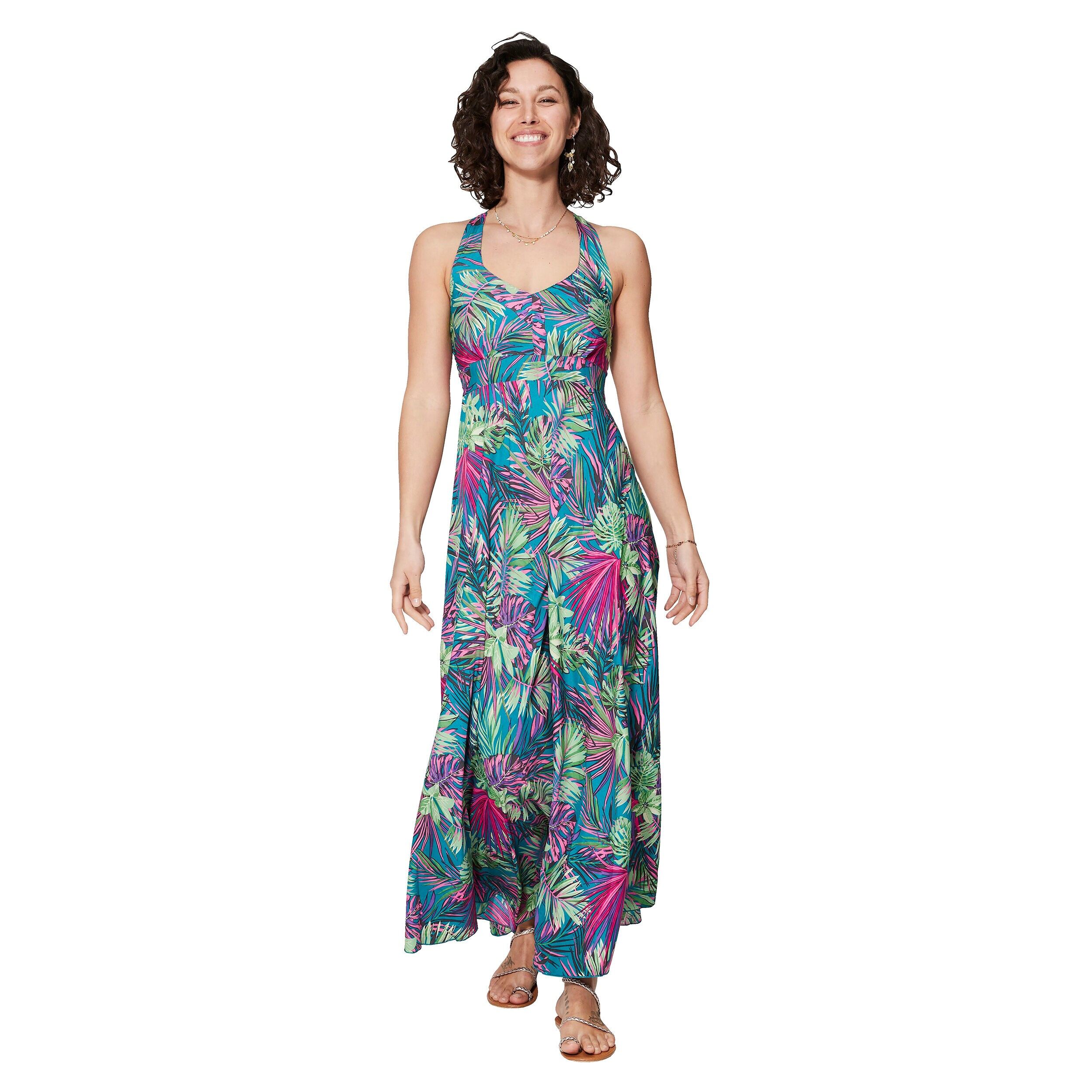 MAXIPA4003ZY-5 LANGES ÄRMELLOSES SOMMERKLEID