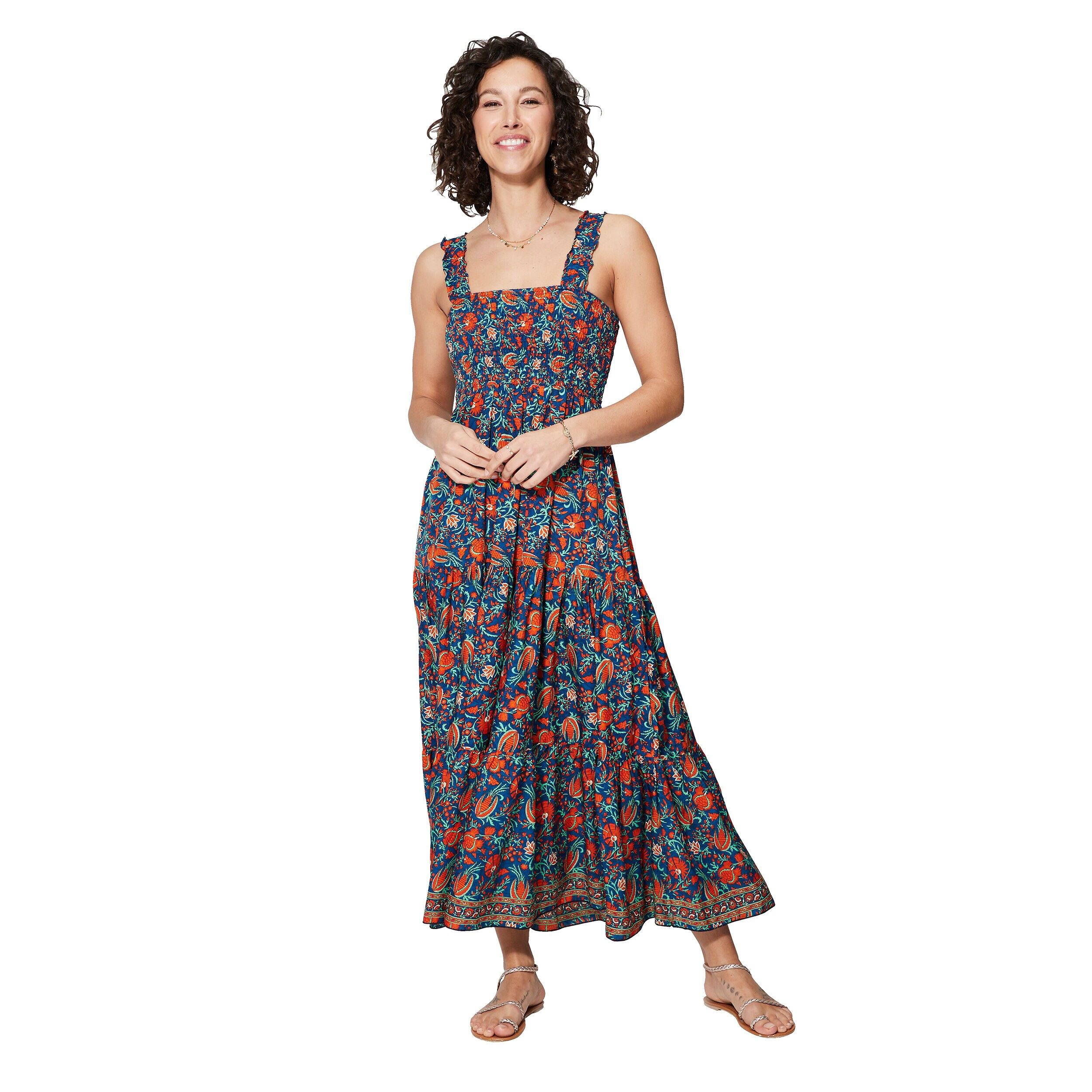 MAXIPA4004N LANGES ÄRMELLOSES SOMMERKLEID