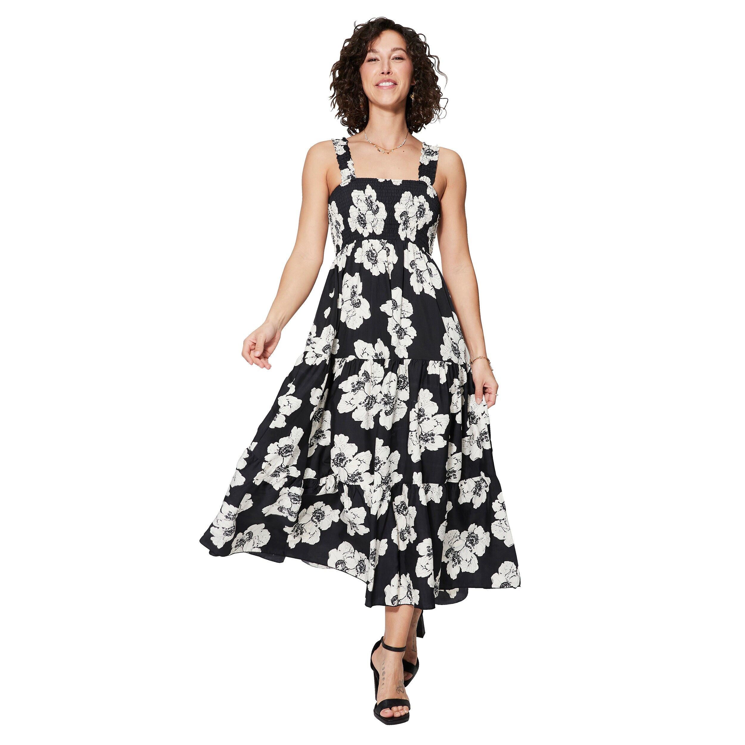 MAXIPA4004Q LANGES ÄRMELLOSES SOMMERKLEID