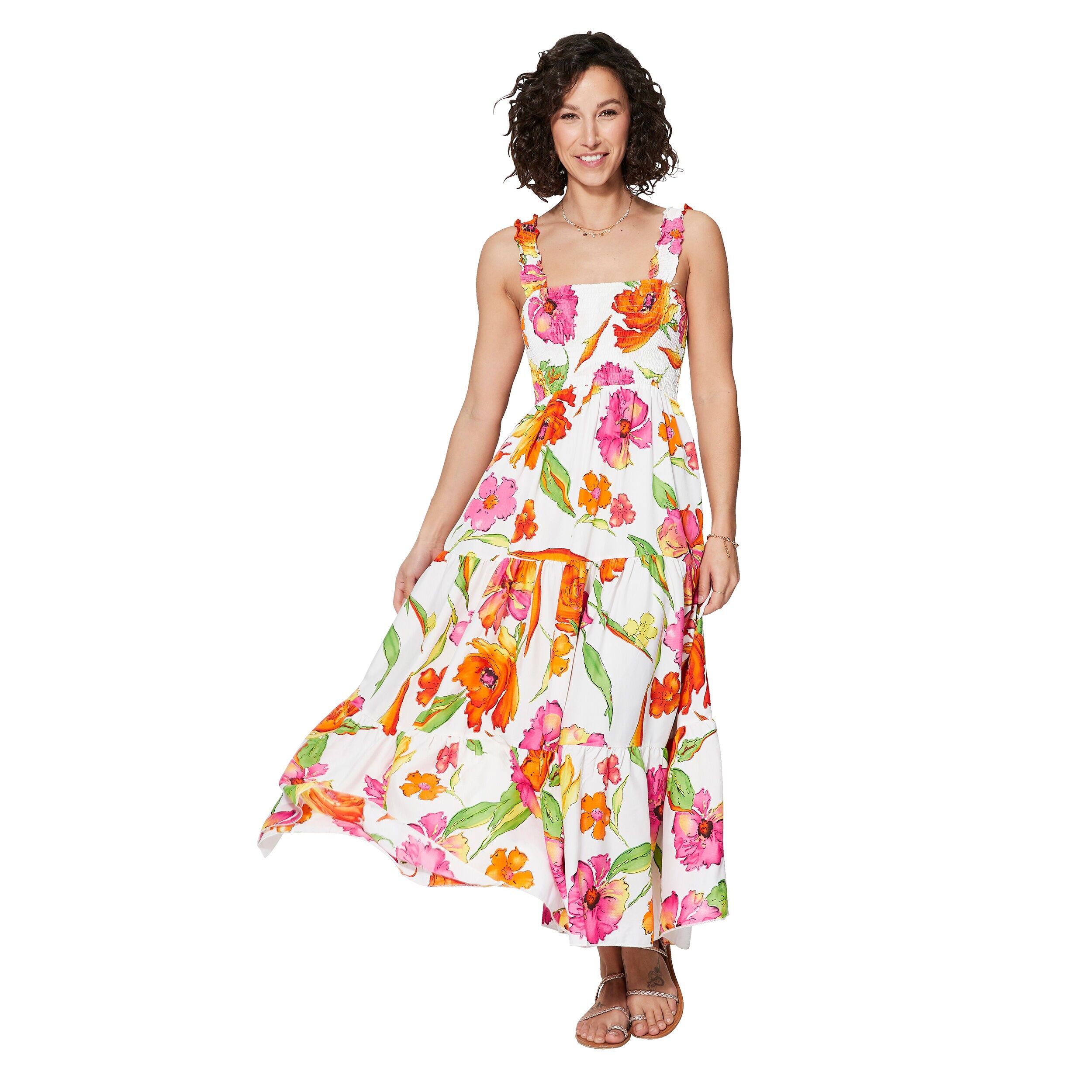 MAXIPA4004V LANGES ÄRMELLOSES SOMMERKLEID