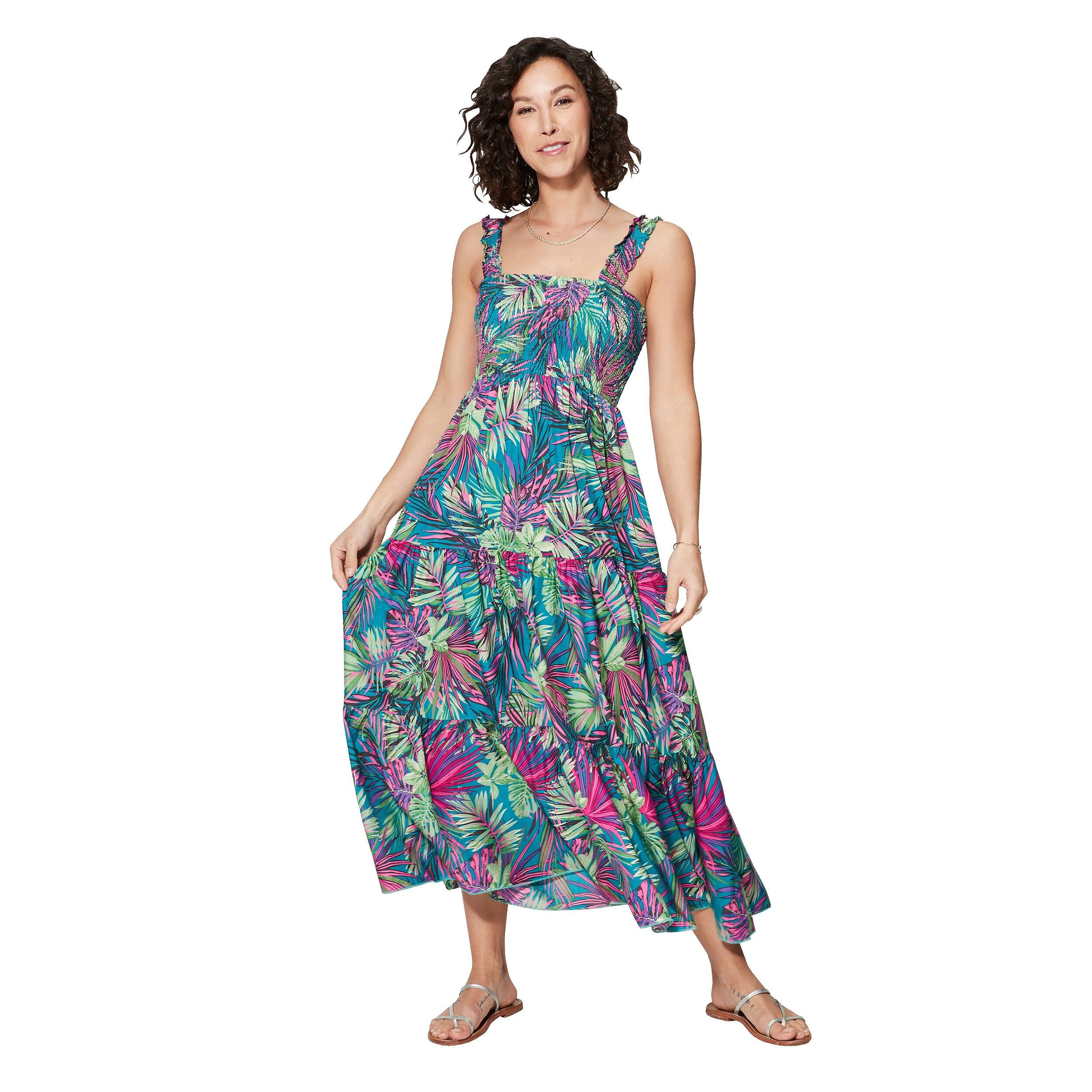MAXIPA4004W LANGES ÄRMELLOSES SOMMERKLEID