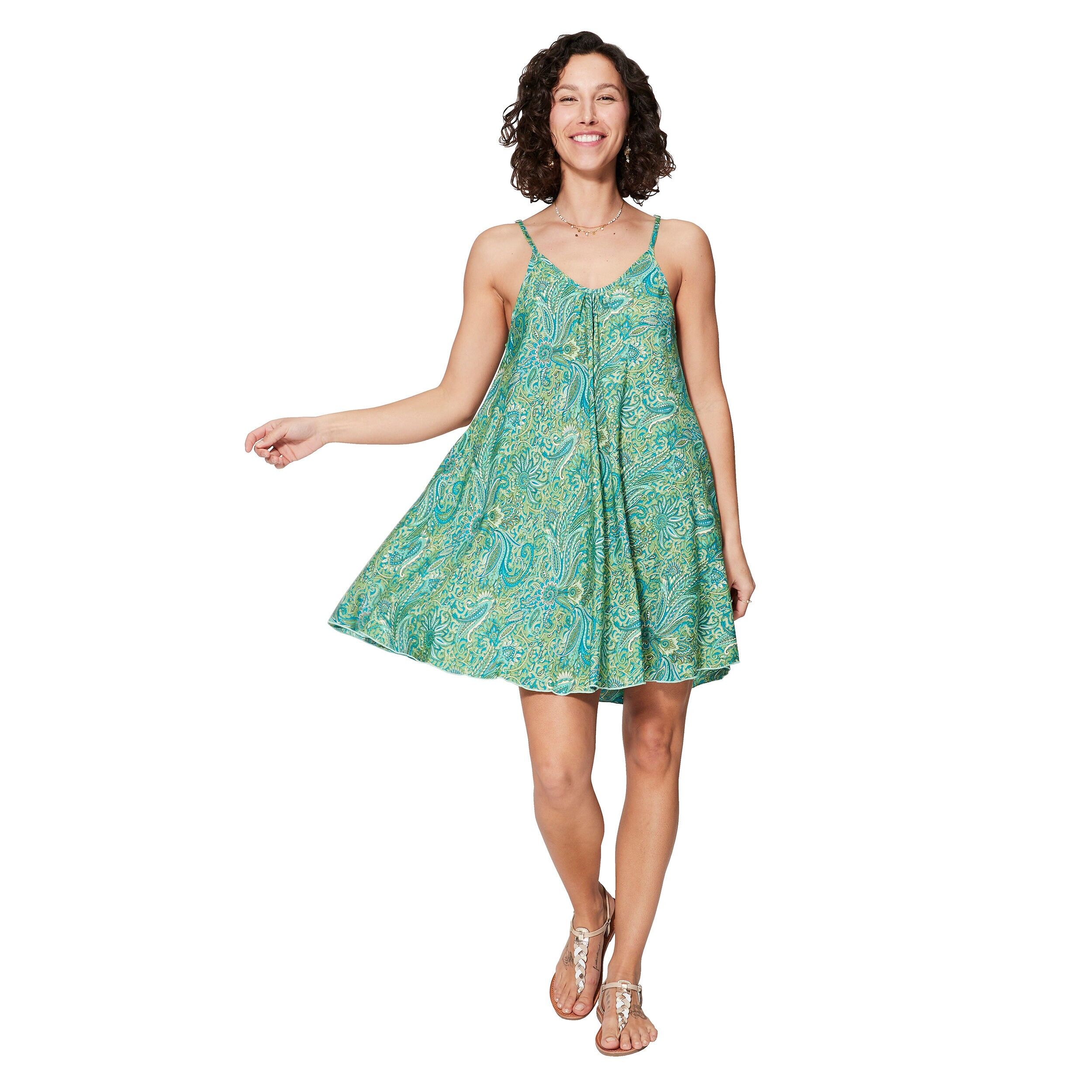 KURZES SOMMERKLEID MIT KURZEN ÄRMELN RLIP4000P