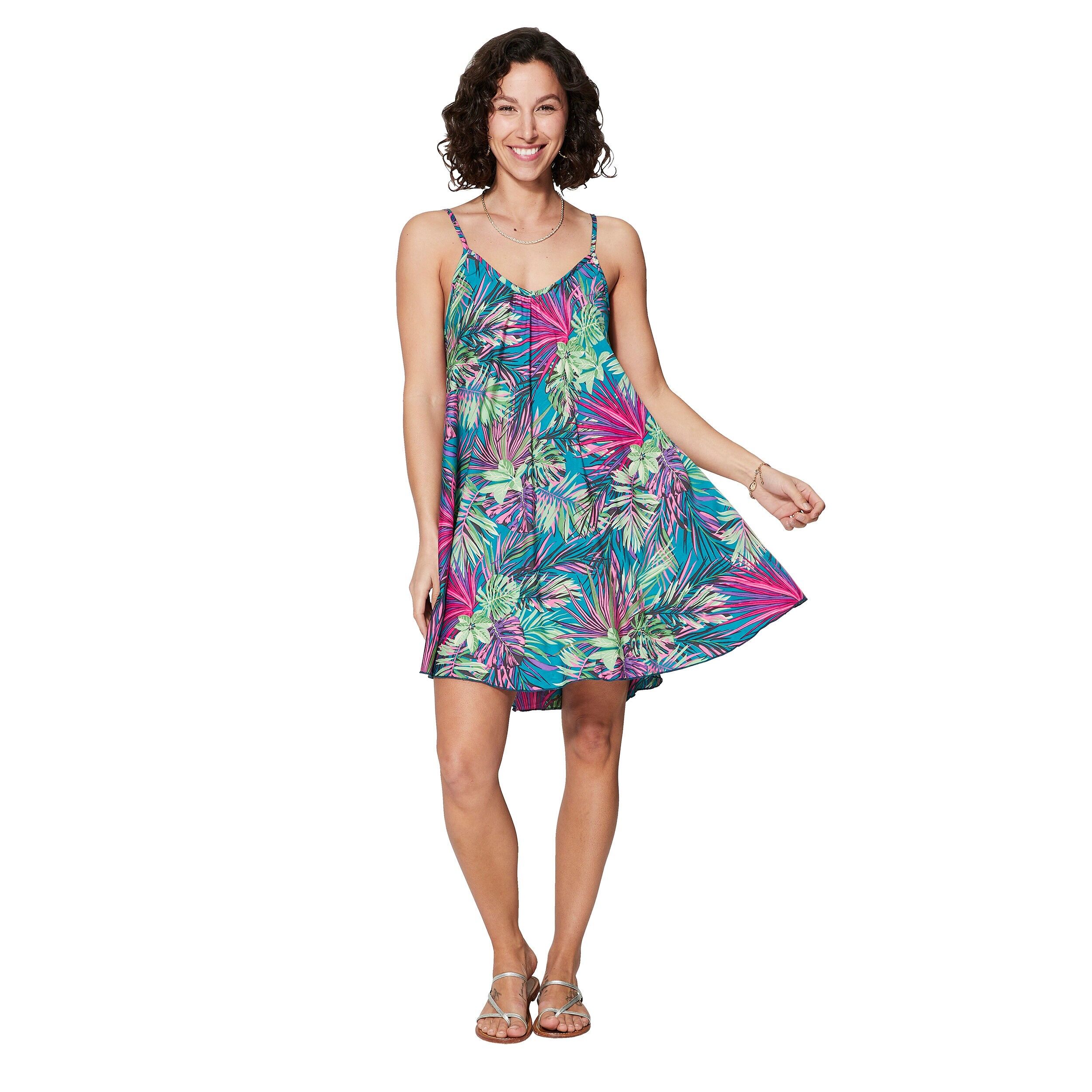 KURZES SOMMERKLEID MIT KURZEN ÄRMELN RLIP4000Z