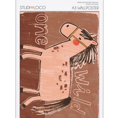POSTER A3 IN BUSTA CAVALLO