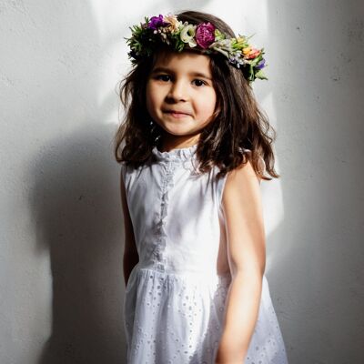 Vestido de fiesta con Broiderie Anglaise