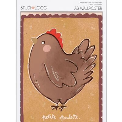 A3 POSTER IN ENVELOP CHICKEN